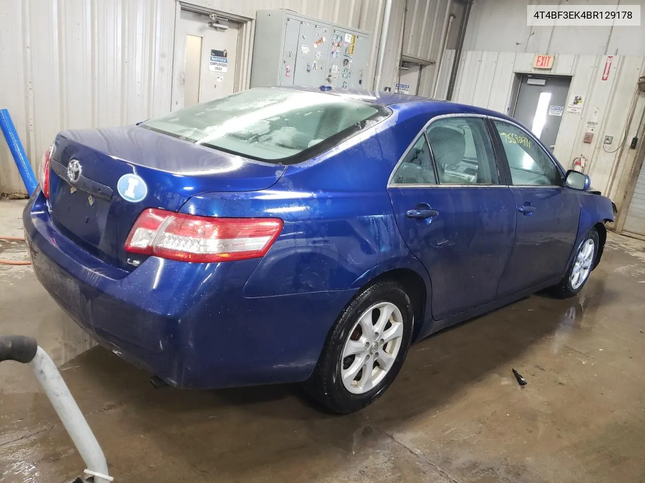 2011 Toyota Camry Base VIN: 4T4BF3EK4BR129178 Lot: 75552994