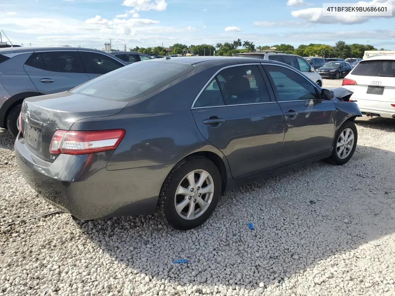 2011 Toyota Camry Base VIN: 4T1BF3EK9BU686601 Lot: 75642294