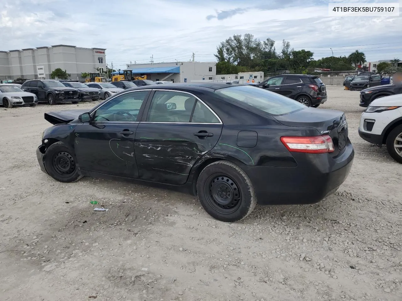 2011 Toyota Camry Base VIN: 4T1BF3EK5BU759107 Lot: 75735624