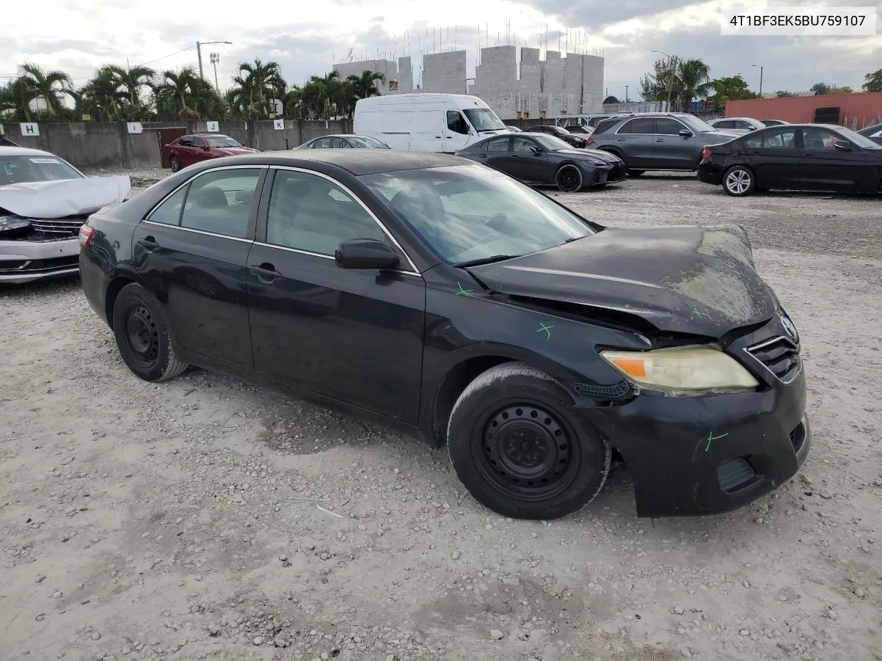 2011 Toyota Camry Base VIN: 4T1BF3EK5BU759107 Lot: 75735624