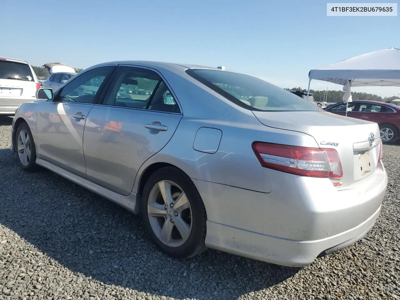 2011 Toyota Camry Base VIN: 4T1BF3EK2BU679635 Lot: 75812994