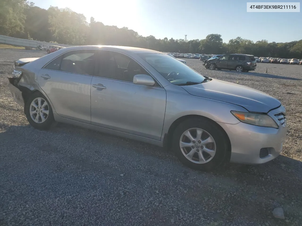 2011 Toyota Camry Base VIN: 4T4BF3EK9BR211116 Lot: 75927674