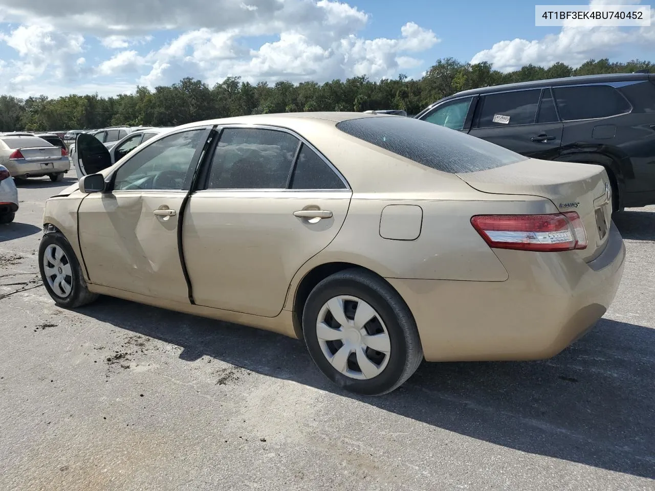 2011 Toyota Camry Base VIN: 4T1BF3EK4BU740452 Lot: 76063954