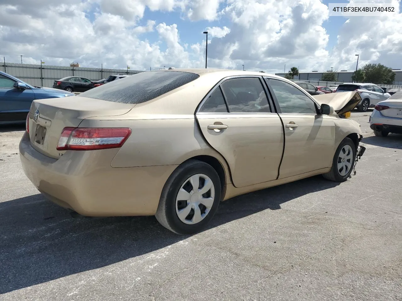 2011 Toyota Camry Base VIN: 4T1BF3EK4BU740452 Lot: 76063954