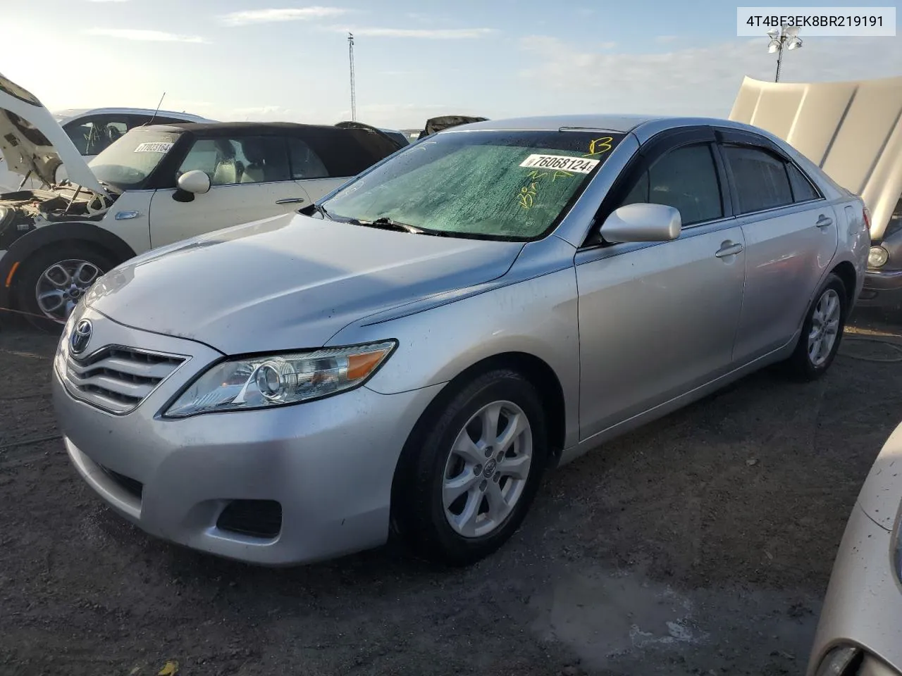 2011 Toyota Camry Base VIN: 4T4BF3EK8BR219191 Lot: 76068124