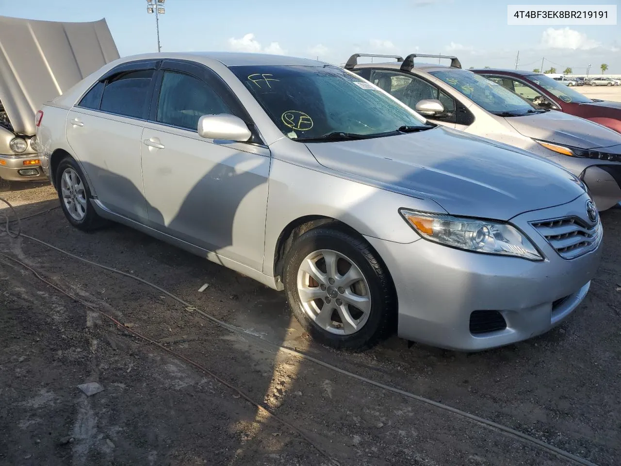 2011 Toyota Camry Base VIN: 4T4BF3EK8BR219191 Lot: 76068124