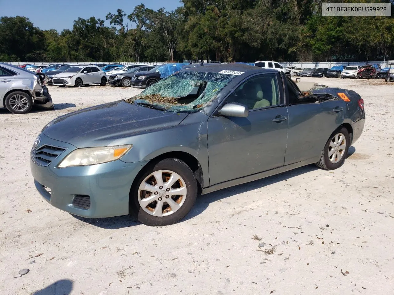 2011 Toyota Camry Base VIN: 4T1BF3EK0BU599928 Lot: 76125134