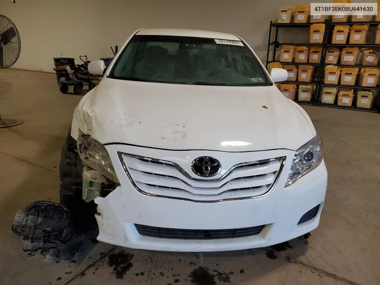 2011 Toyota Camry Base VIN: 4T1BF3EK0BU641630 Lot: 76170904