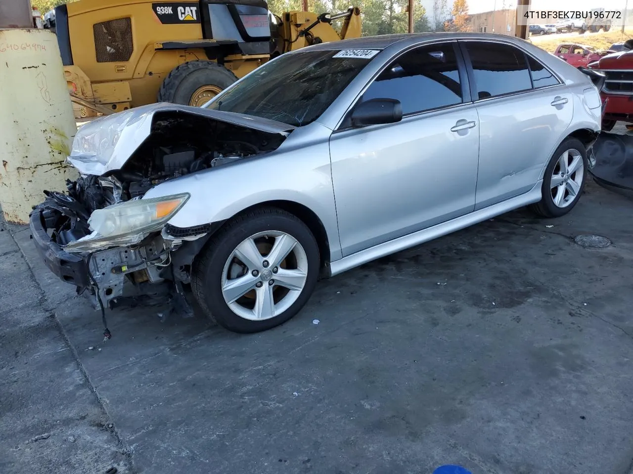 2011 Toyota Camry Base VIN: 4T1BF3EK7BU196772 Lot: 76254204