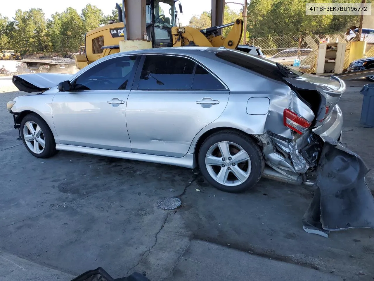 2011 Toyota Camry Base VIN: 4T1BF3EK7BU196772 Lot: 76254204