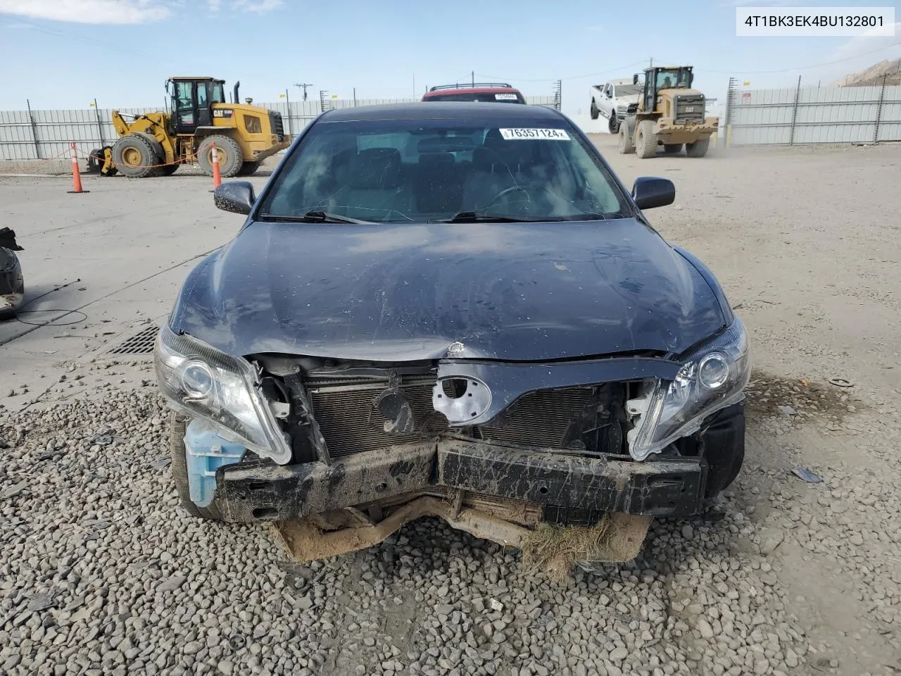 2011 Toyota Camry Se VIN: 4T1BK3EK4BU132801 Lot: 76357124