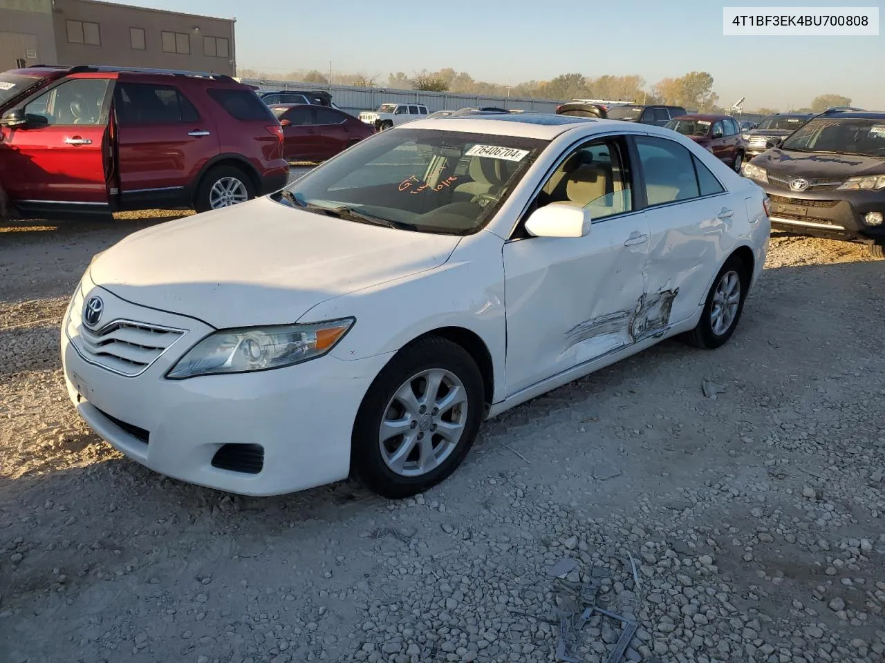 2011 Toyota Camry Base VIN: 4T1BF3EK4BU700808 Lot: 76406704