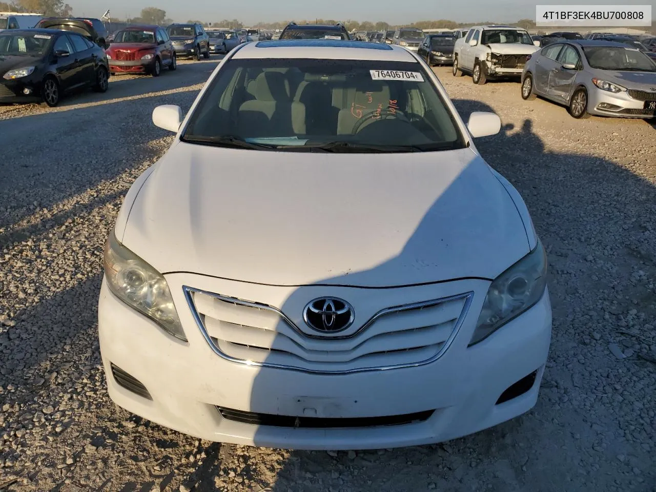 2011 Toyota Camry Base VIN: 4T1BF3EK4BU700808 Lot: 76406704