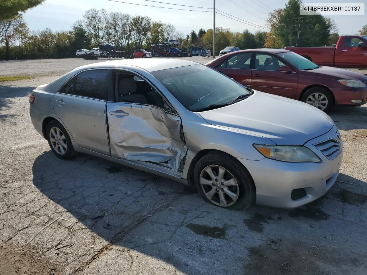 2011 Toyota Camry Base VIN: 4T4BF3EKXBR100137 Lot: 76469984