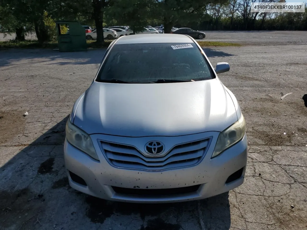 4T4BF3EKXBR100137 2011 Toyota Camry Base