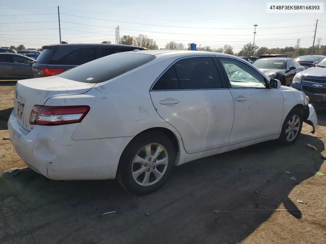 2011 Toyota Camry Base VIN: 4T4BF3EK5BR168393 Lot: 76610034