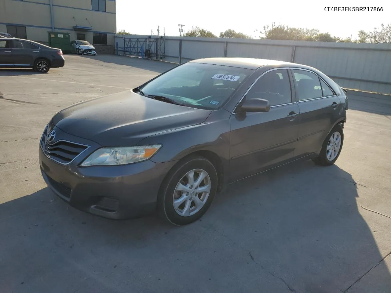 2011 Toyota Camry Base VIN: 4T4BF3EK5BR217866 Lot: 76663594