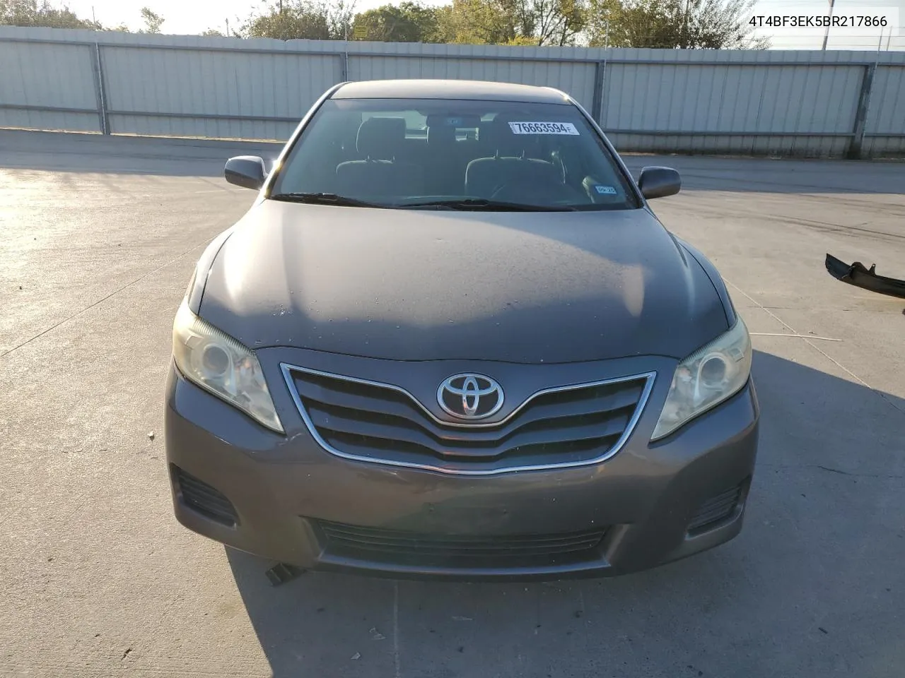 4T4BF3EK5BR217866 2011 Toyota Camry Base