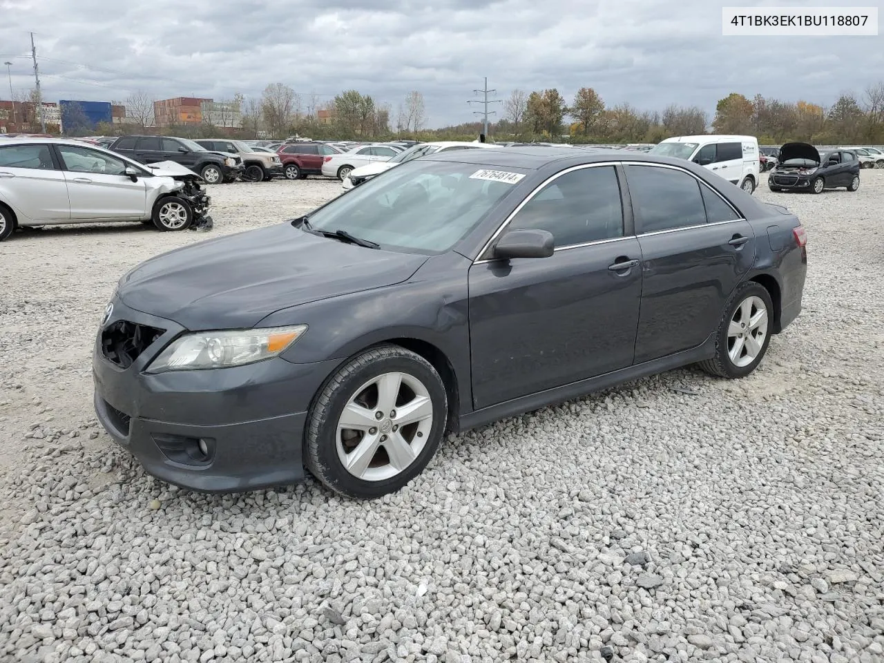 2011 Toyota Camry Se VIN: 4T1BK3EK1BU118807 Lot: 76764814