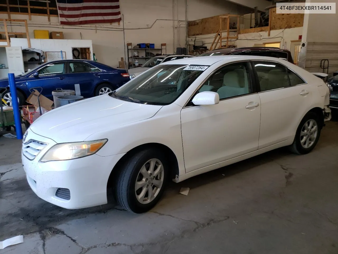 2011 Toyota Camry Base VIN: 4T4BF3EKXBR114541 Lot: 76907264