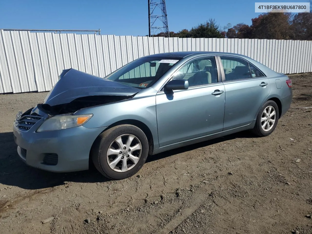 2011 Toyota Camry Base VIN: 4T1BF3EK9BU687800 Lot: 76942724