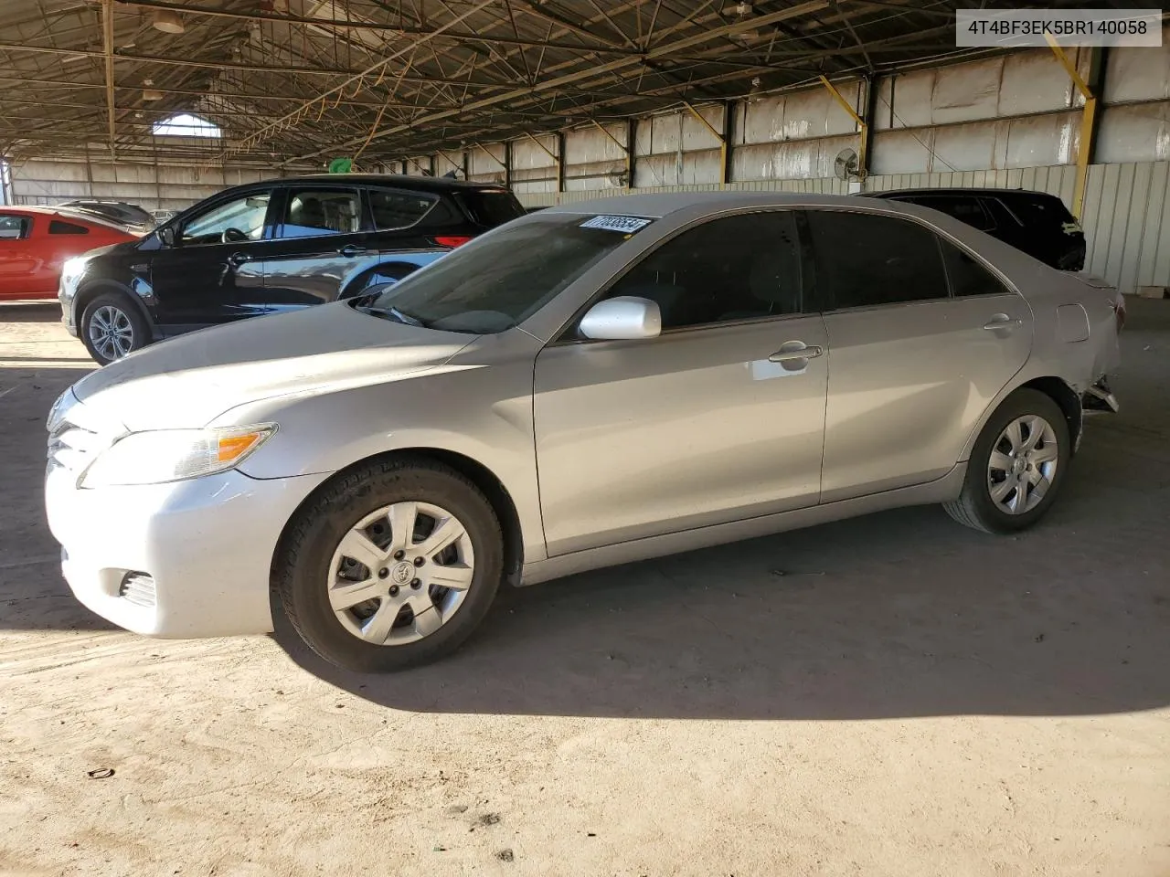 2011 Toyota Camry Base VIN: 4T4BF3EK5BR140058 Lot: 77038534