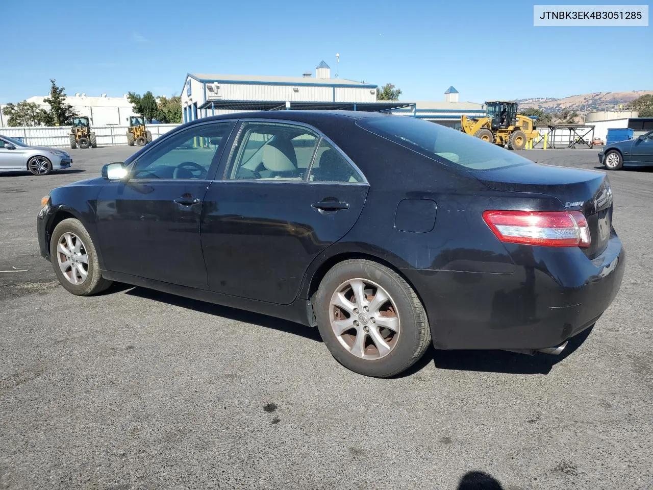 2011 Toyota Camry Se VIN: JTNBK3EK4B3051285 Lot: 77421494