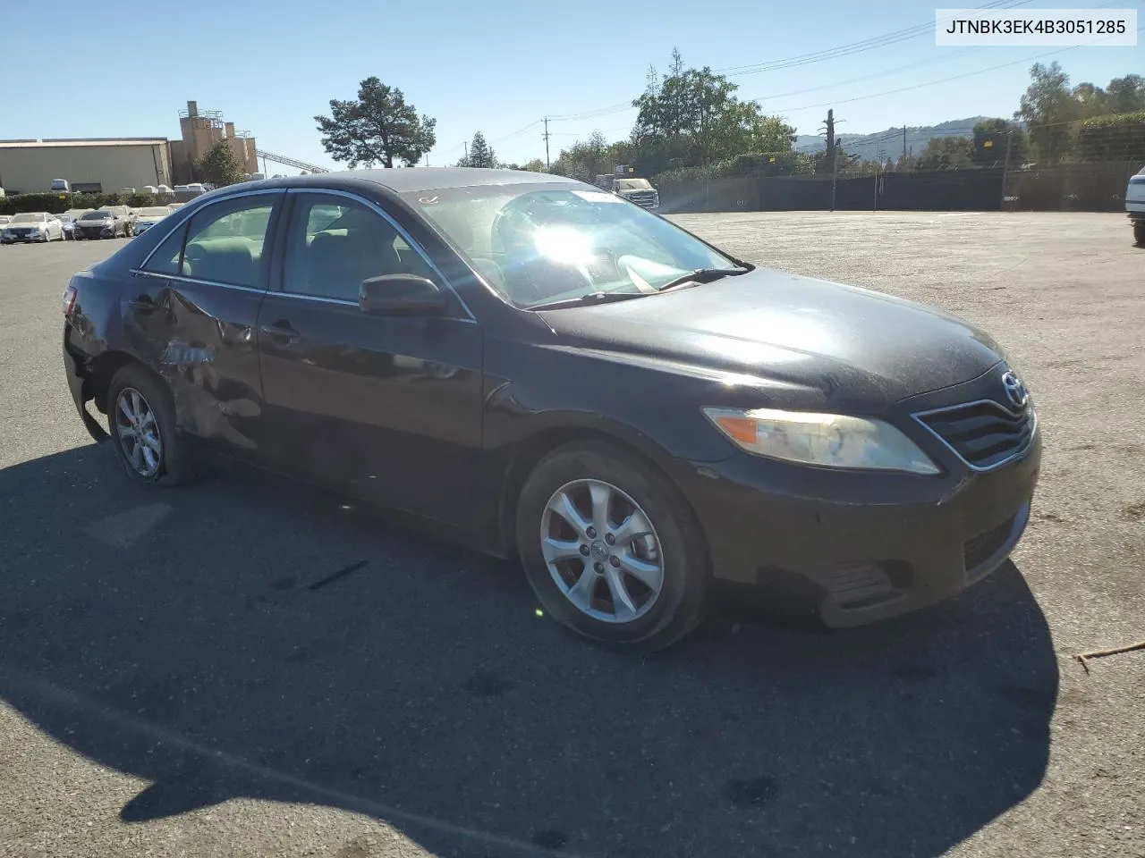 2011 Toyota Camry Se VIN: JTNBK3EK4B3051285 Lot: 77421494