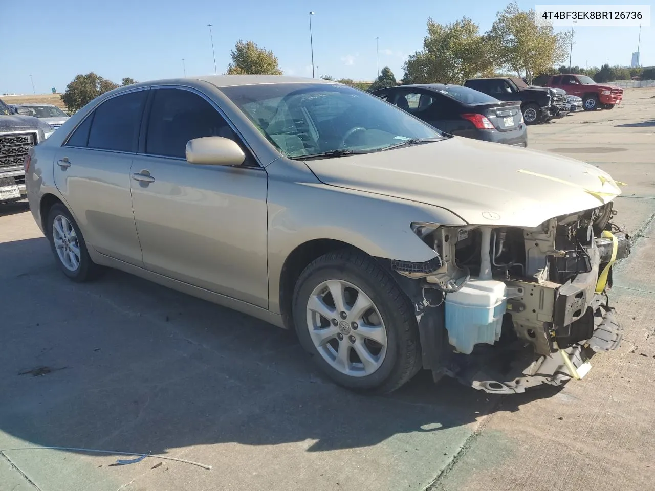 2011 Toyota Camry Base VIN: 4T4BF3EK8BR126736 Lot: 77489434