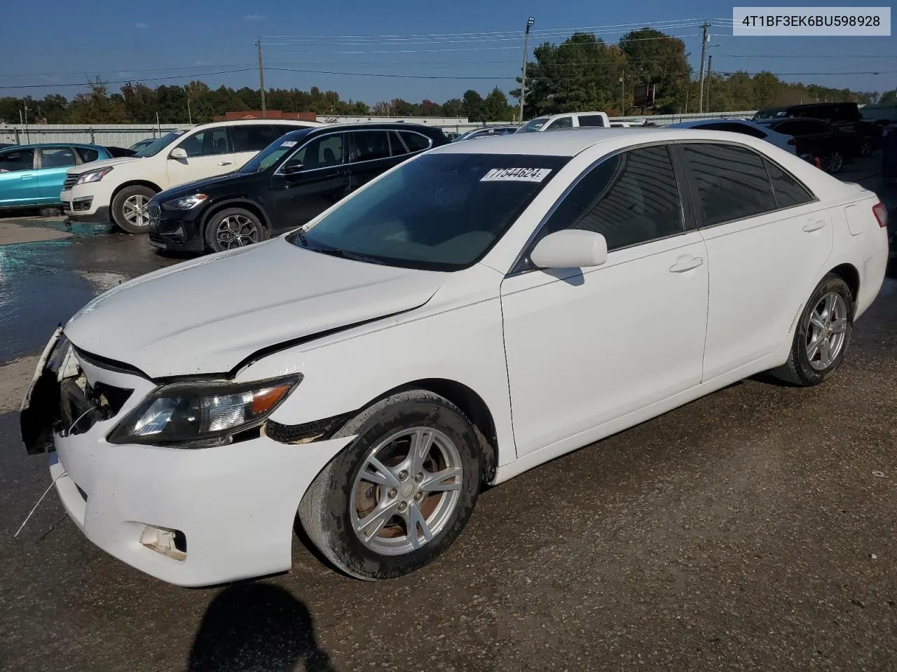 2011 Toyota Camry Base VIN: 4T1BF3EK6BU598928 Lot: 77544624