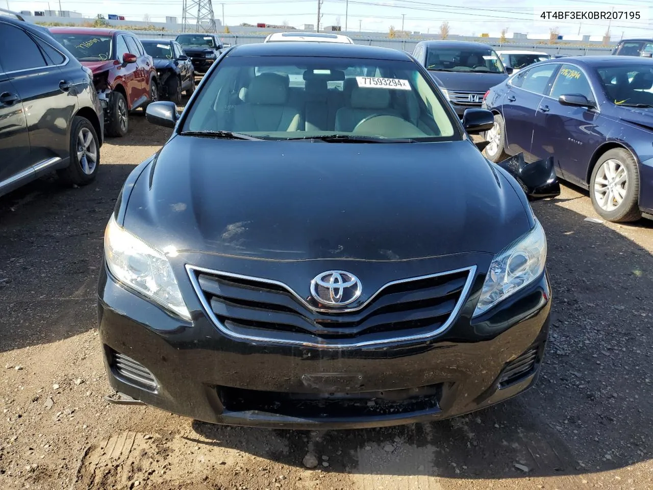 2011 Toyota Camry Base VIN: 4T4BF3EK0BR207195 Lot: 77593294