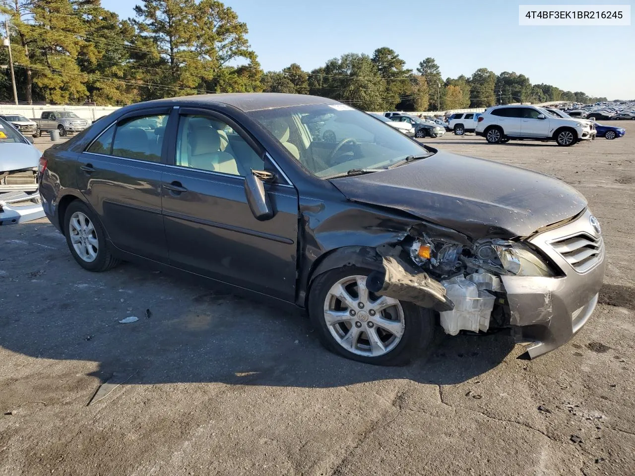 2011 Toyota Camry Base VIN: 4T4BF3EK1BR216245 Lot: 77616884