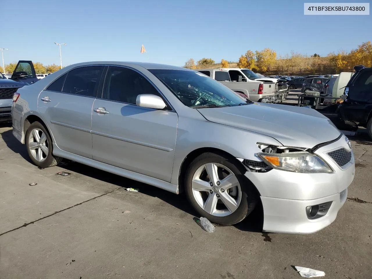 2011 Toyota Camry Base VIN: 4T1BF3EK5BU743800 Lot: 77637294