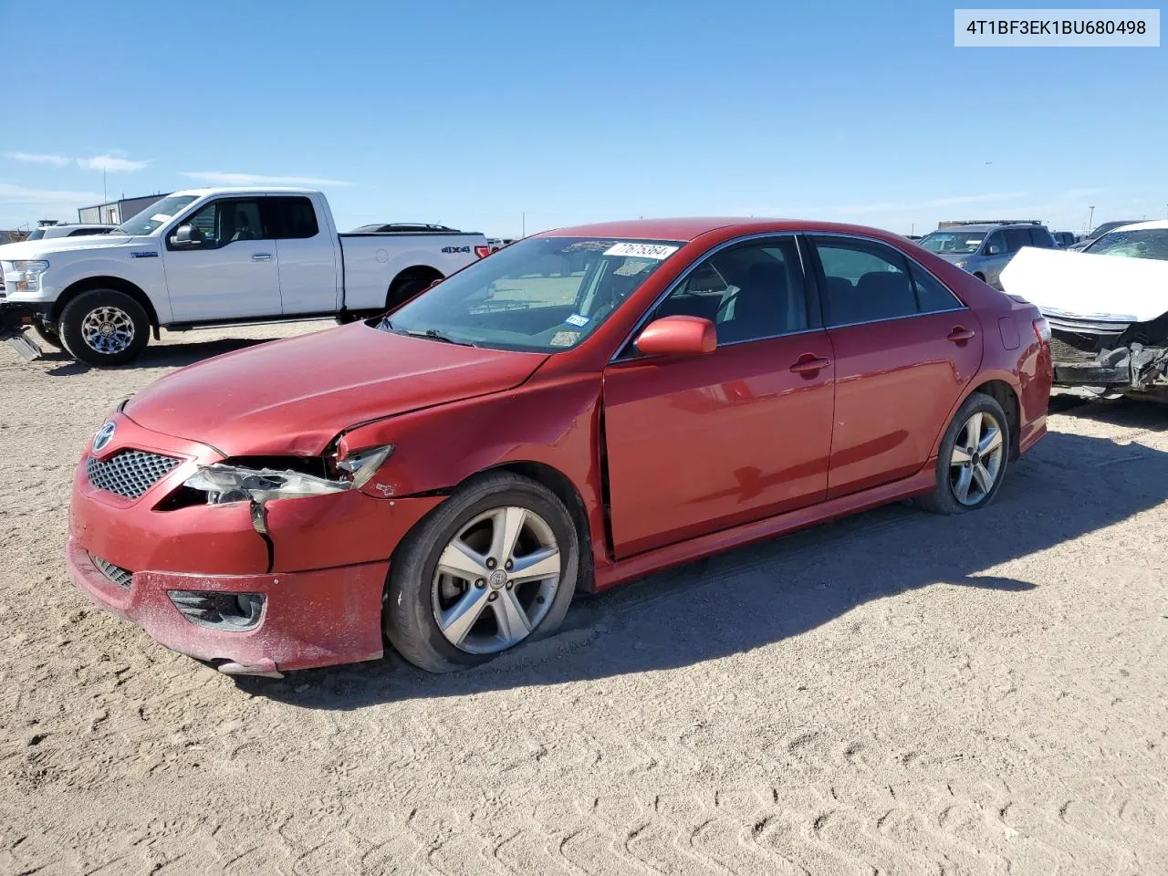 2011 Toyota Camry Base VIN: 4T1BF3EK1BU680498 Lot: 77675364