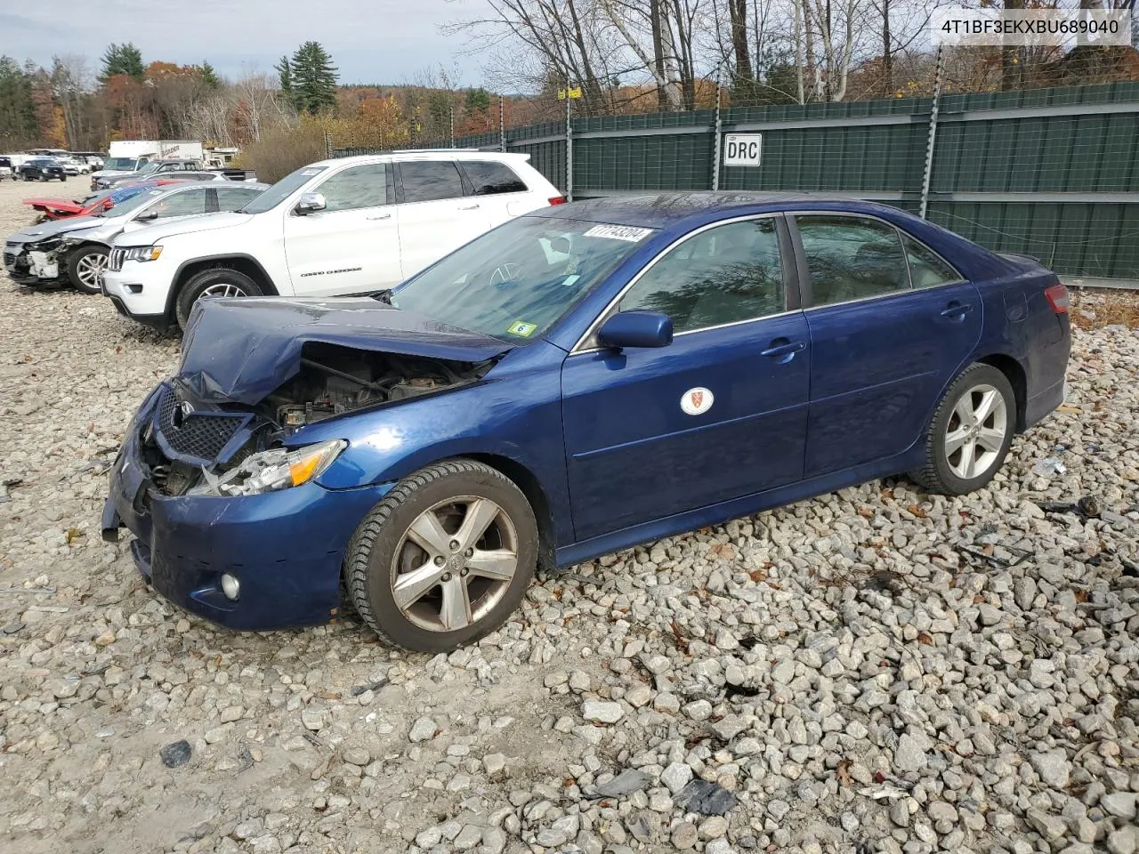 2011 Toyota Camry Base VIN: 4T1BF3EKXBU689040 Lot: 77743204