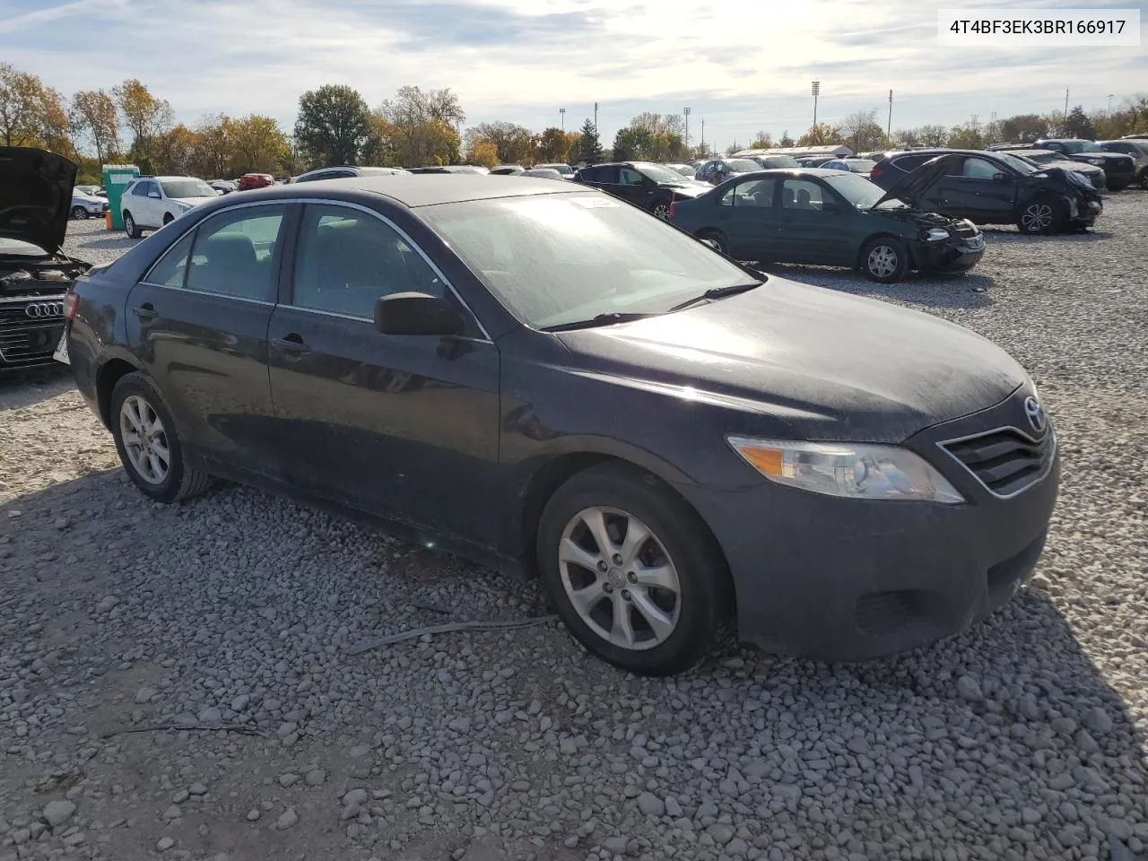 2011 Toyota Camry Base VIN: 4T4BF3EK3BR166917 Lot: 77826084