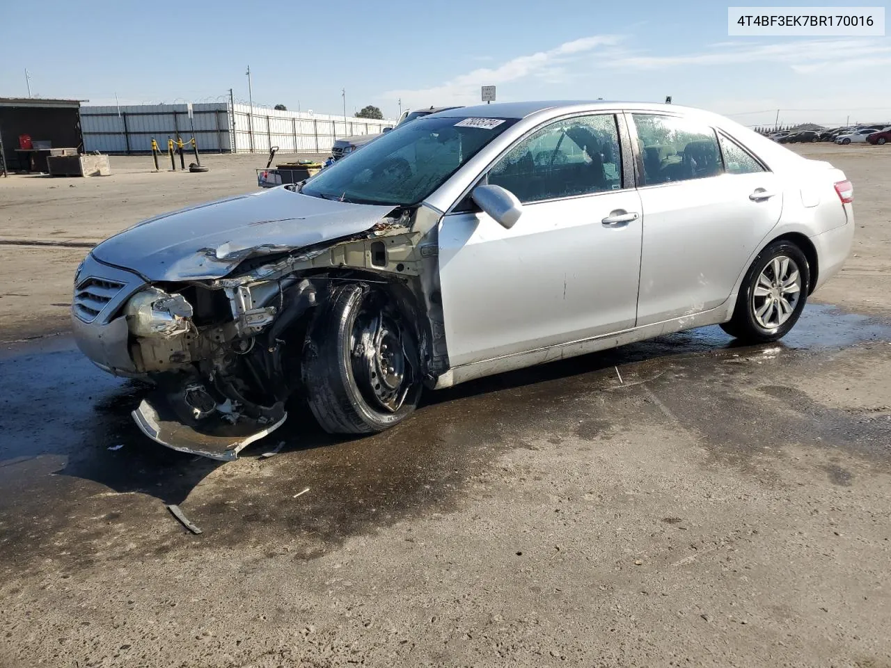 2011 Toyota Camry Base VIN: 4T4BF3EK7BR170016 Lot: 78035704