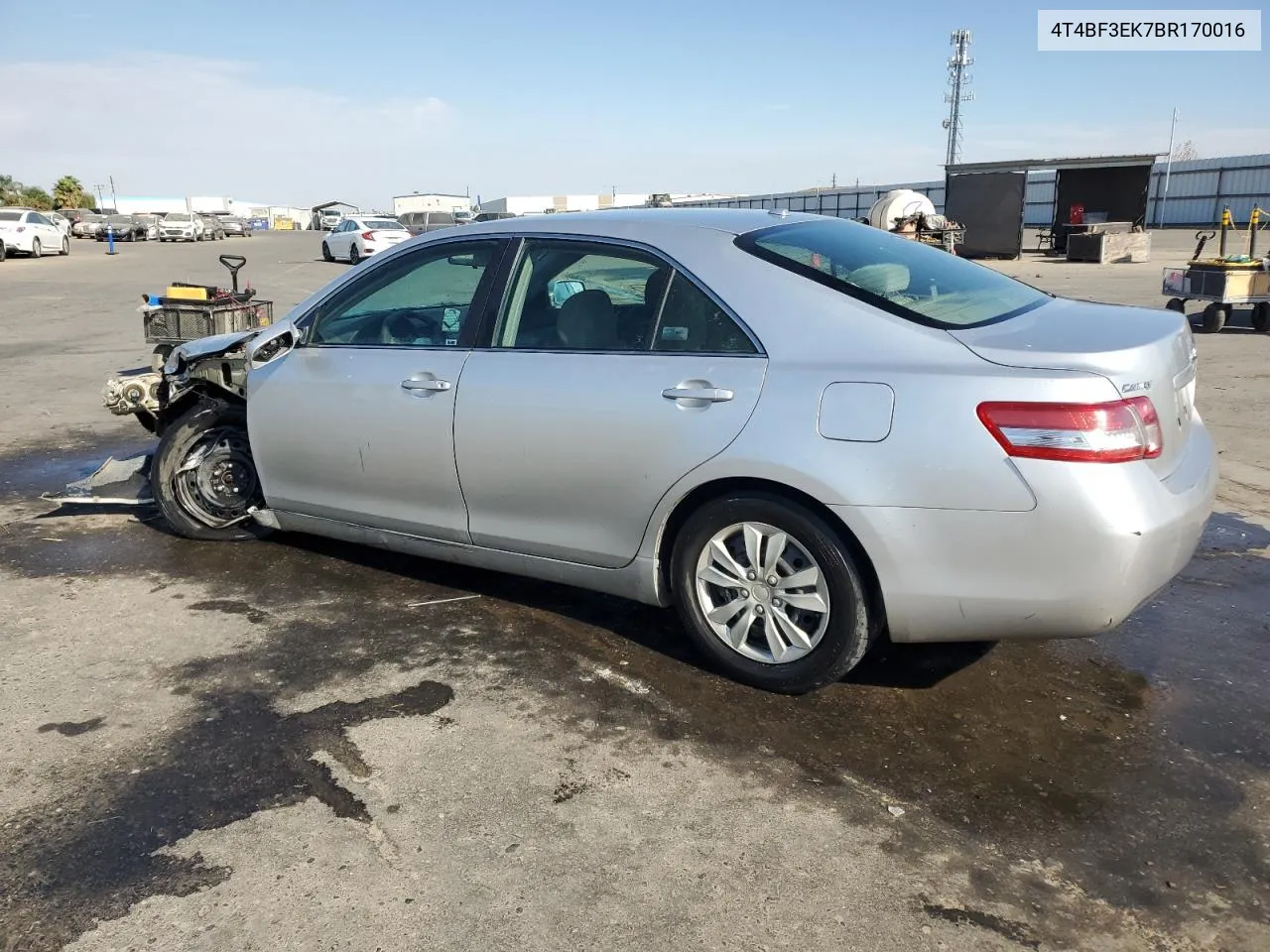 2011 Toyota Camry Base VIN: 4T4BF3EK7BR170016 Lot: 78035704