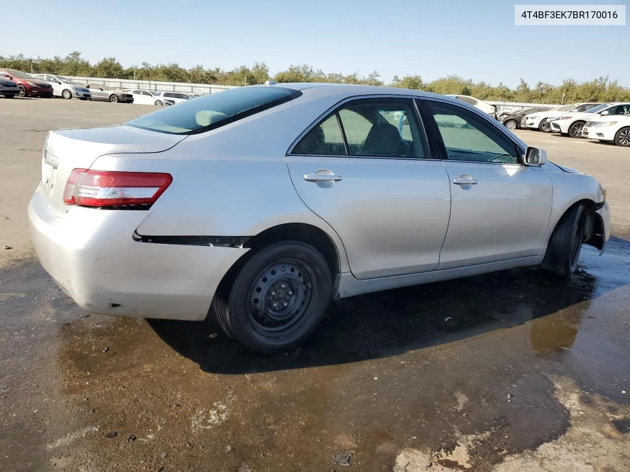 2011 Toyota Camry Base VIN: 4T4BF3EK7BR170016 Lot: 78035704