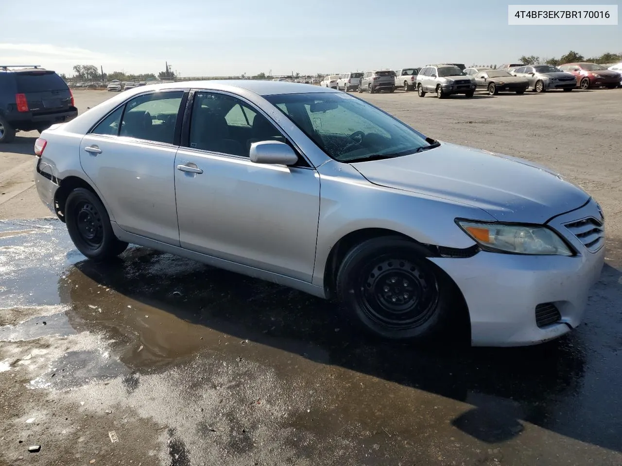 2011 Toyota Camry Base VIN: 4T4BF3EK7BR170016 Lot: 78035704