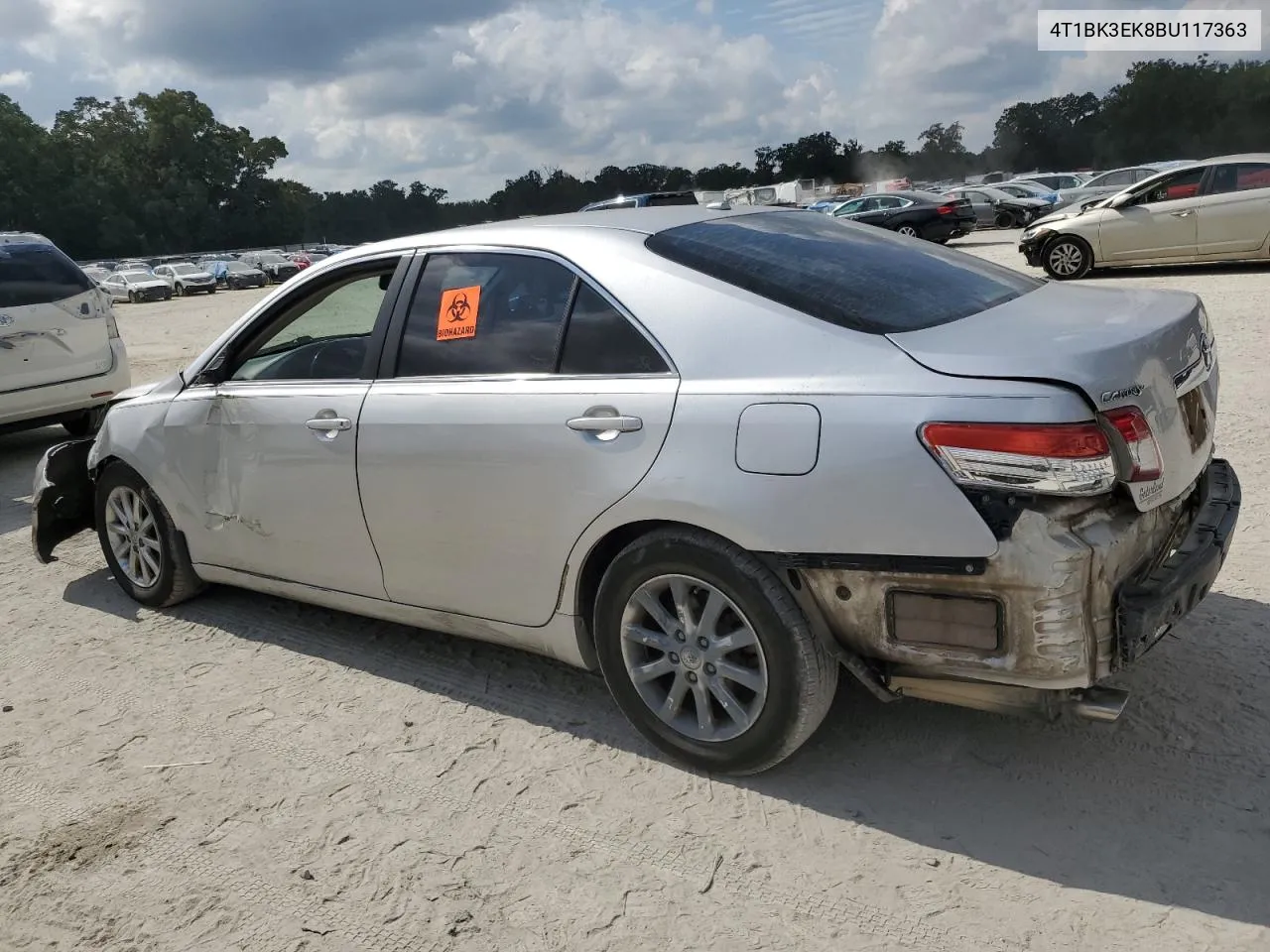 2011 Toyota Camry Se VIN: 4T1BK3EK8BU117363 Lot: 78059004