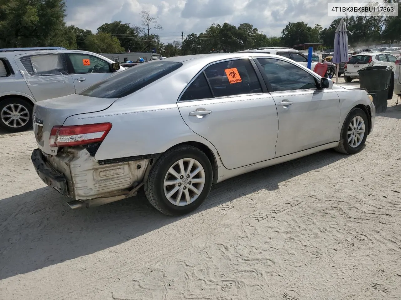 2011 Toyota Camry Se VIN: 4T1BK3EK8BU117363 Lot: 78059004