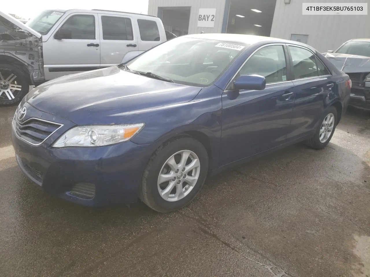 2011 Toyota Camry Base VIN: 4T1BF3EK5BU765103 Lot: 78100504