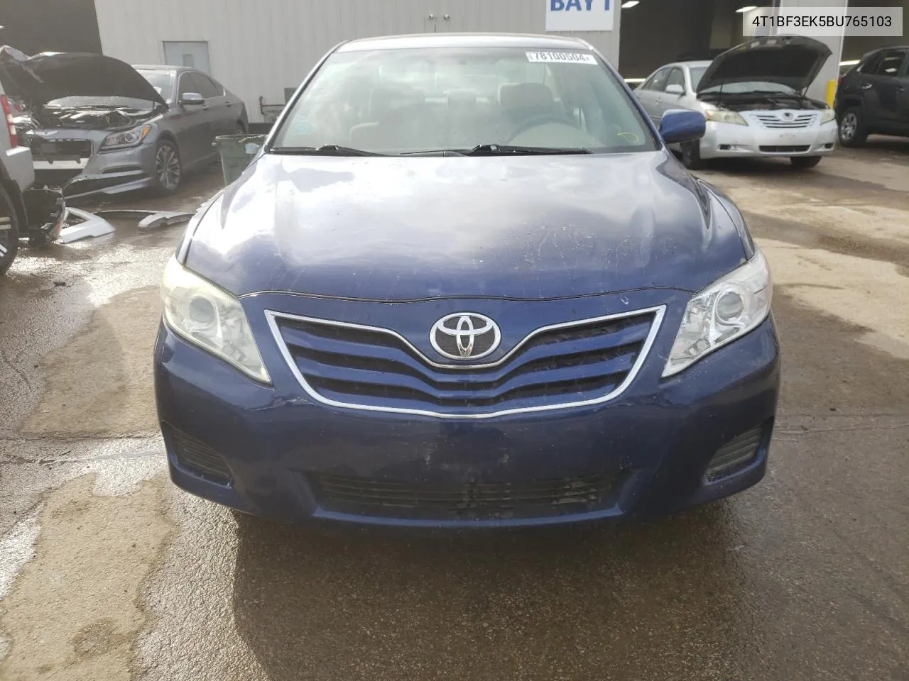 2011 Toyota Camry Base VIN: 4T1BF3EK5BU765103 Lot: 78100504