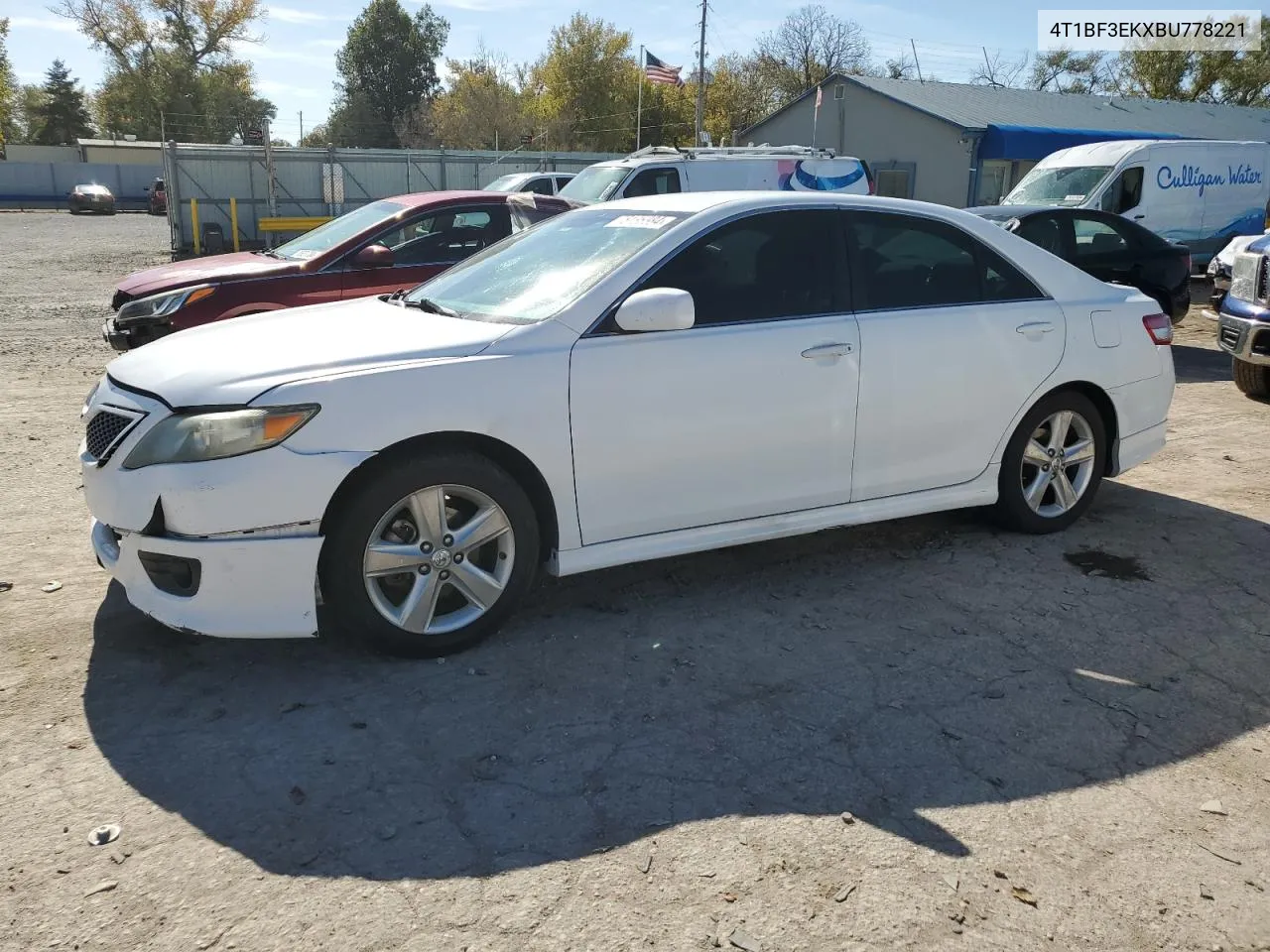 2011 Toyota Camry Base VIN: 4T1BF3EKXBU778221 Lot: 78135384