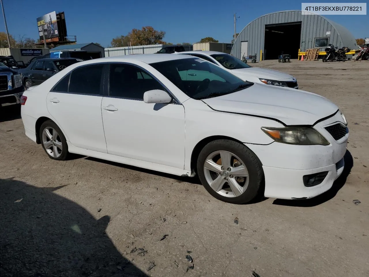 2011 Toyota Camry Base VIN: 4T1BF3EKXBU778221 Lot: 78135384