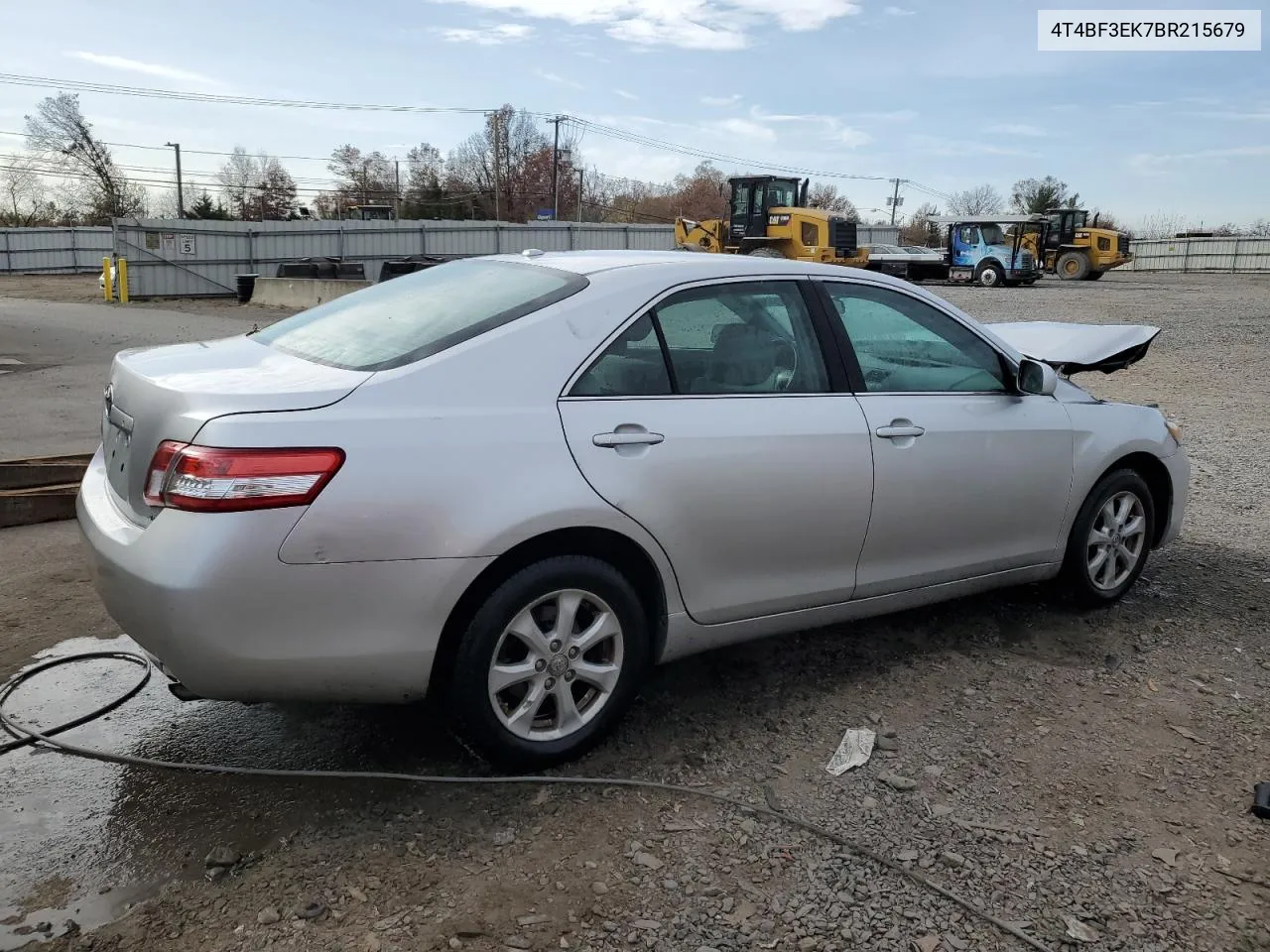 2011 Toyota Camry Base VIN: 4T4BF3EK7BR215679 Lot: 78227684