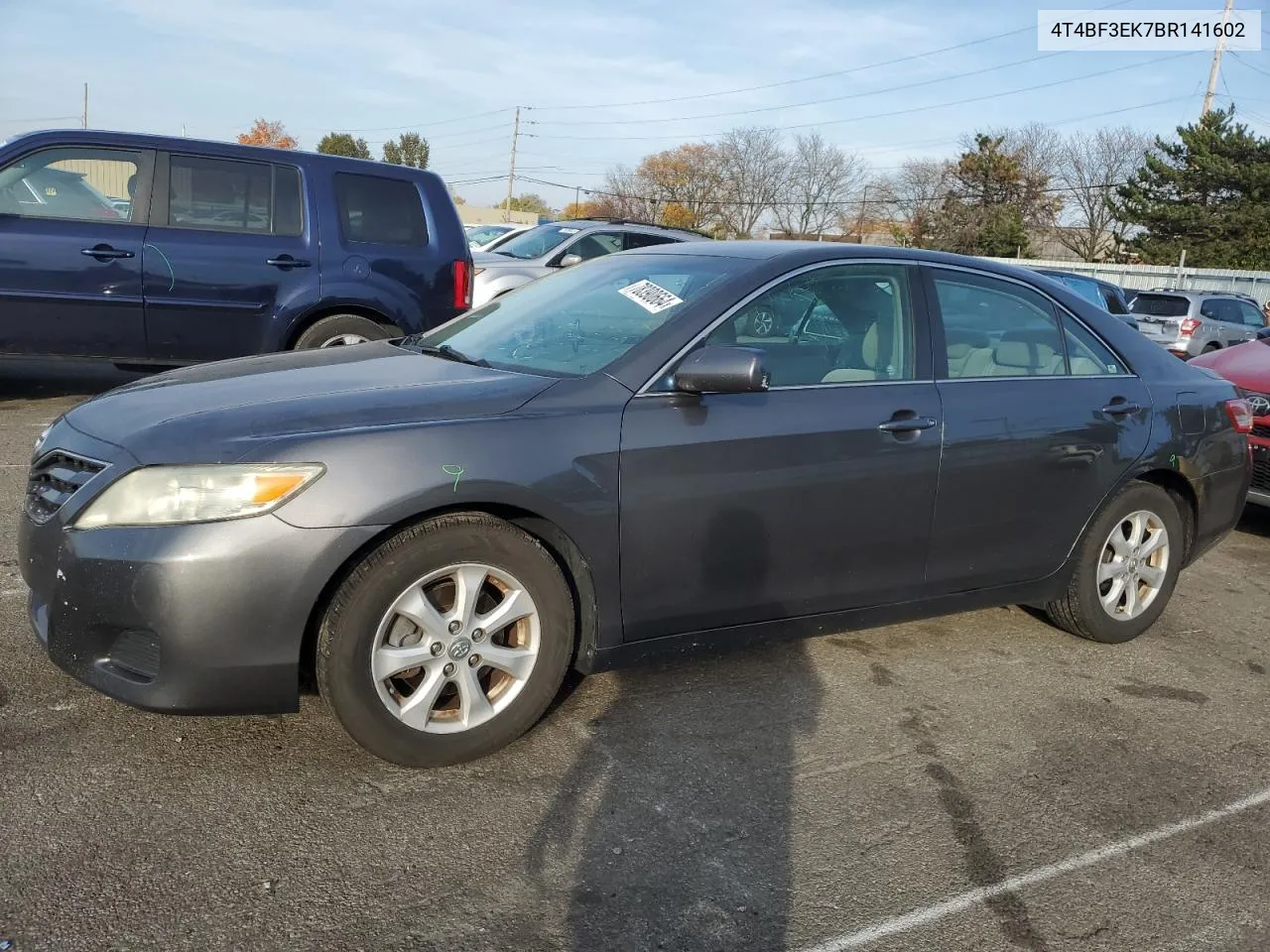 2011 Toyota Camry Base VIN: 4T4BF3EK7BR141602 Lot: 78390664