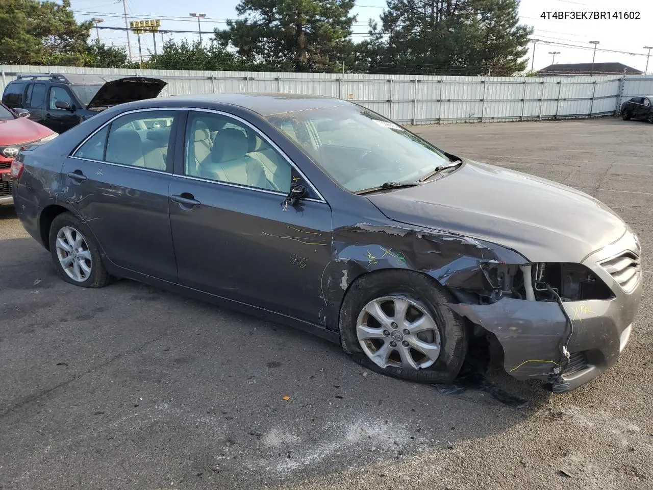 2011 Toyota Camry Base VIN: 4T4BF3EK7BR141602 Lot: 78390664