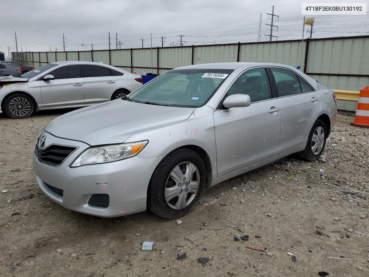 2011 Toyota Camry Base VIN: 4T1BF3EK0BU130192 Lot: 78579204